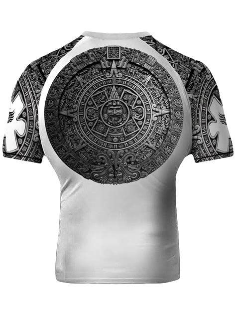 Raven Fightwear Men S Aztec Ranked Jiu Jitsu BJJ Rash Guard Short