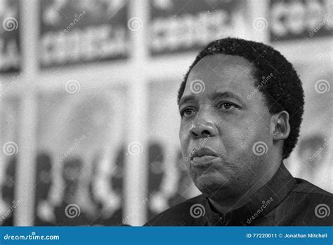 Chris Hani 1991 editorial photo. Image of history, african - 77220011