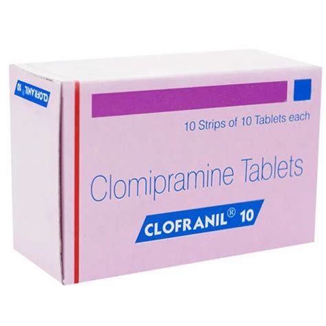 Clomipramine 10mg Tablet At ₹ 50stripe Anti Depressant Medicine In