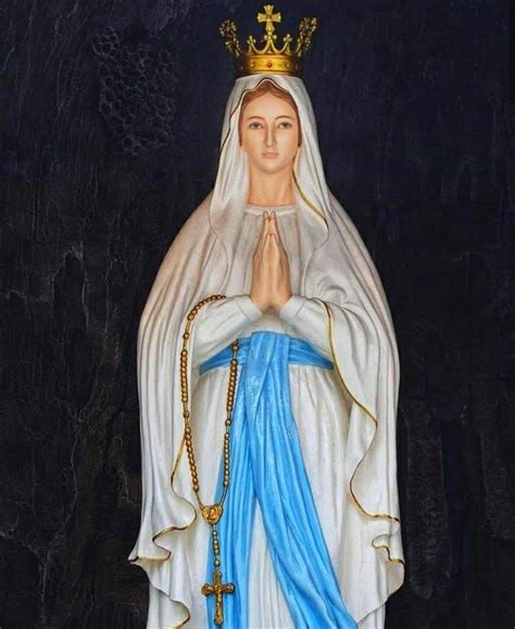 Pin De Remy Lekoun Em Ave Maria Nossa Senhora De Lourdes Maria M E