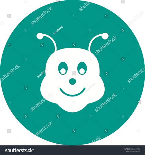 Bee Face Icon Stock Vector Royalty Free 1050126704 Shutterstock