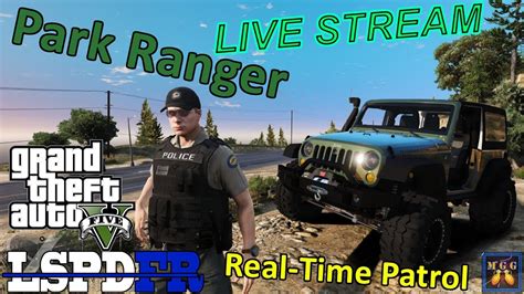 Real Time Park Ranger Patrol Jeep Wrangler Gta Lspdfr Live Stream