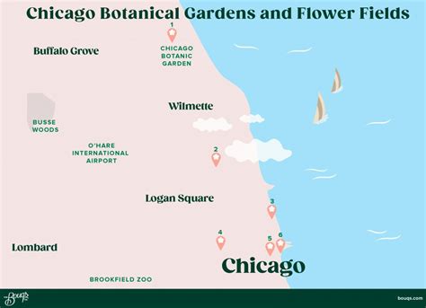 Botanical Gardens Chicago Map Fasci Garden