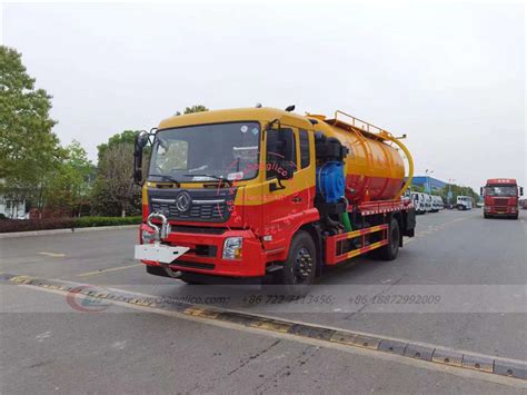 Dongfeng Liters Vacuum Sewage Truck Chengli Special Automobile