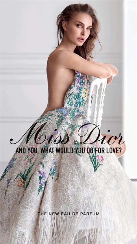 Natalie Portman for Christian Dior "Miss Dior Eau de Parfum" Fragrance ...