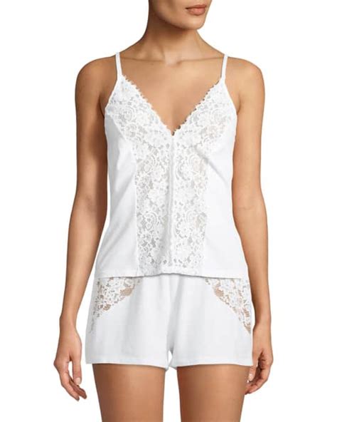 Cosabella Jazmine Lace Trim Lounge Camisole Neiman Marcus