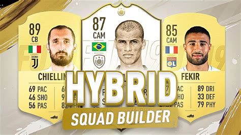 NEW ICON RIVALDO HYBRID SQUAD BUILDER FIFA 19 ULTIMATE TEAM YouTube