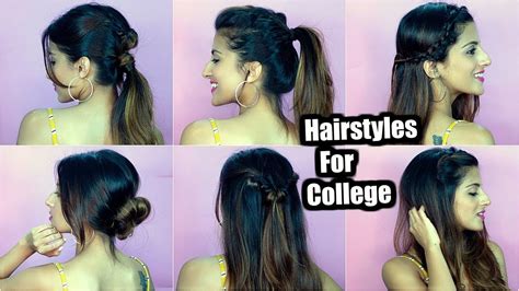 Quick And Easy Hairstyles For College Hairstyle Guides