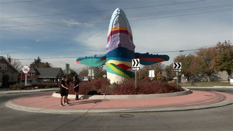 Salt Lake Citys Whale Statue Now Home To An Endurance Challenge The