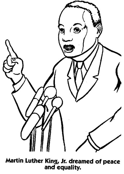 Martin Luther King Jr Coloring Pages Printable For Free Download