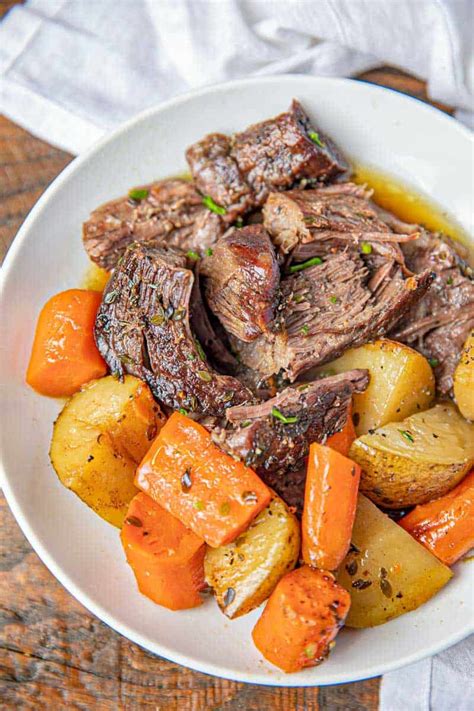 Classic Pot Roast Dinner Then Dessert