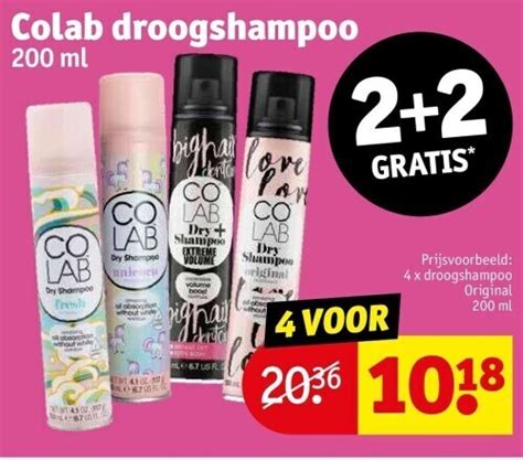 Colab Droogshampoo Ml Promotie Bij Kruidvat