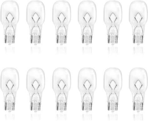 Pack Of 5 18w T5 Xenon Clear Wedge 12v Light Bulb