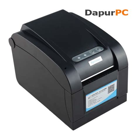 Thermal Barcode Printer Zebra Xprinter XP 350B Black Lazada Indonesia