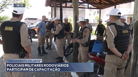 Treinamento Volante Policiais Militares Rodovi Rios Participam De