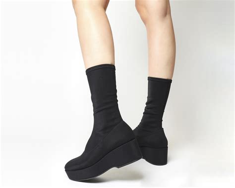 Lyst Vagabond Pia Stretch Boots In Black