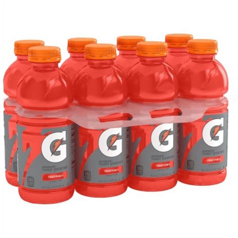 Gatorade® Red Fruit Punch Sports Drink Multipack Bottles 8 Bottles 20 Fl Oz Pick ‘n Save