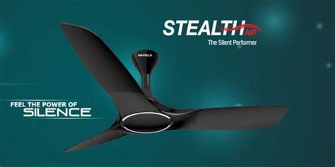 1200 Mm 3 Blades Havells Stealth Air BLDC Ceiling Fan 270 RPM At Rs