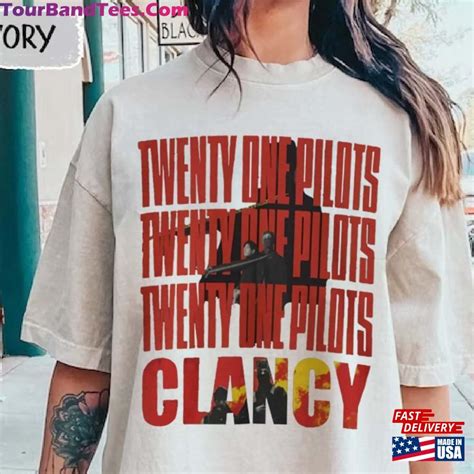 Twenty One Pilots Clancy 2024 2025 Album Unisex Jersey Tee Shirt Hoodie T Shirt Tourbandtees