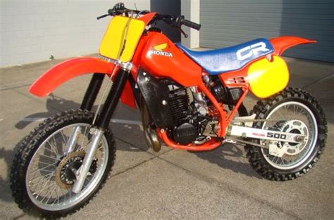 1984 Honda Cr500r Vintage Bikes Vintage Motocross Honda Bikes