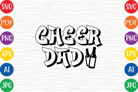 Cheer Dad Graphic by AR-STORE-60 · Creative Fabrica