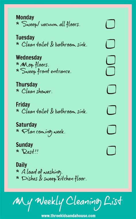 How Often Should You Clean Your House Organised Pretty Home