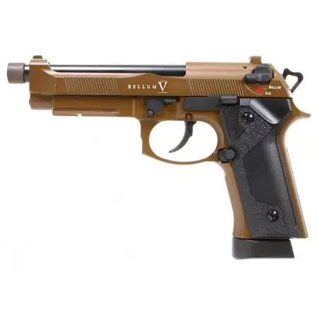 Pistolet Secutor M92 Bellum V Co2 GBB Bronze