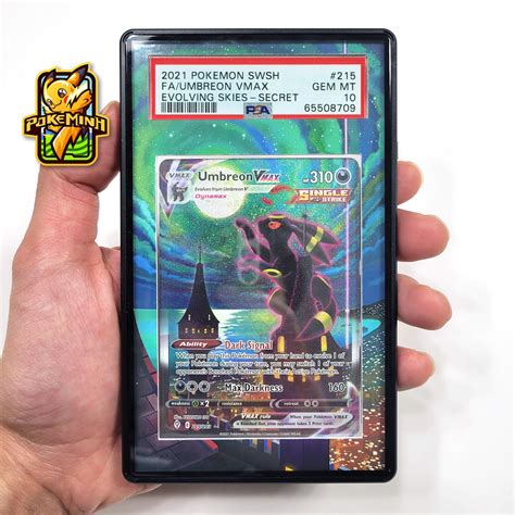 Umbreon Vmax Alternate Art Custom Pokemon Graded Display Case Etsy