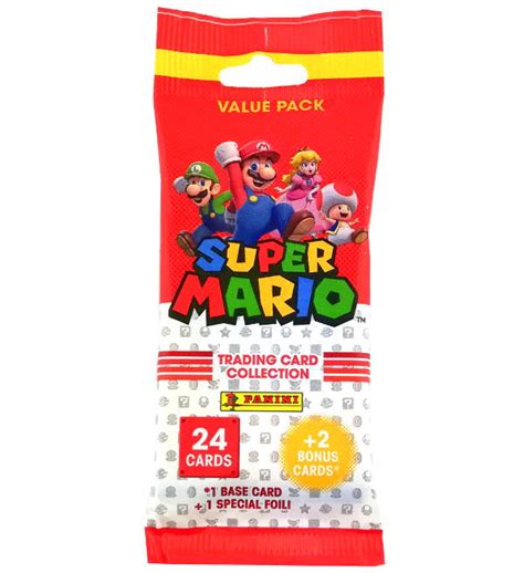 Panini Super Mario Trading Cards Fatpack Booster Stickerpoint