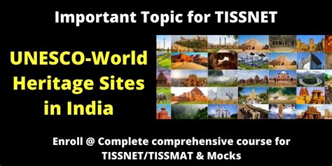 Tissnet Gk Unesco World Heritage Sites In India Tissnet Prep