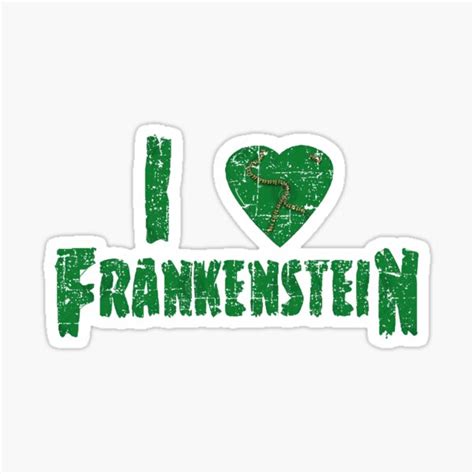 Feeling Nervous Incredible I Heart Frankenstein Graphic For Fans