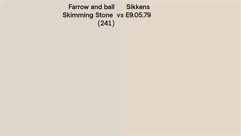 Farrow And Ball Skimming Stone 241 Vs Sikkens E9 05 79 Side By Side