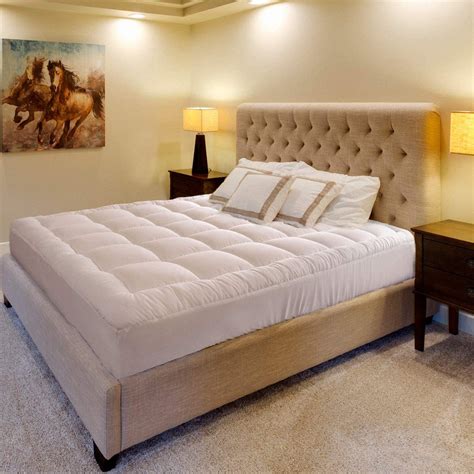 Hotel Goose Down Feather Mattress Topper Bed Mattress Topper Feather