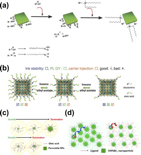 Schematic Illustrations Of Ligand Engineering For Colloidal Download Scientific Diagram