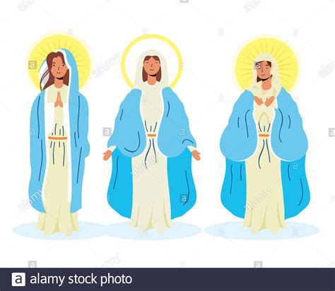 Miraculous Virgins Assumption Of Mary Vector Illustration Design Stock Vector Image And Art Alamy