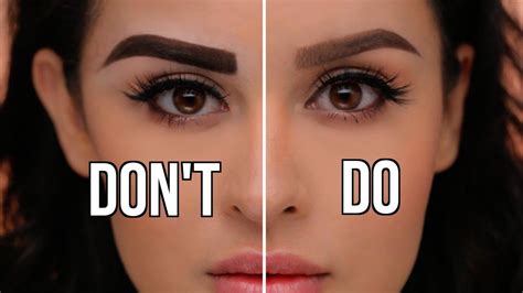 Eyebrow Dos And Donts Eyebrow Tutorial For Beginners Eyebrow Tutorial Eyebrow Makeup