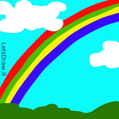 draw rainbow fbwrmbijpng letsdrawit