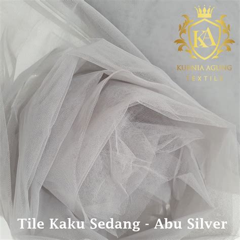 Jual Kain Tile Tulle Kaku Sedang 100cm X 125cm Meteran Per Meter