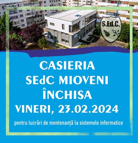 Casieria Servicii Edilitare pentru Comunitate Mioveni închisă vineri 23 ...