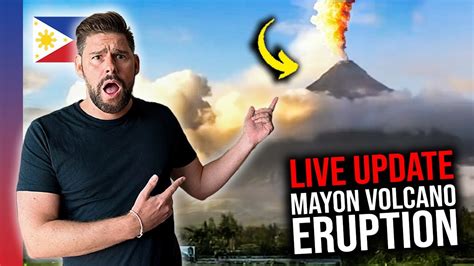 LIVE UPDATE Mayon Volcano ERUPTION 2023 YouTube