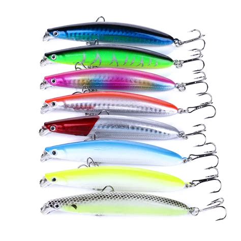 Se Uelos De Pesca Artificiales De Cm Y G Cebos Wobblers De Calidad