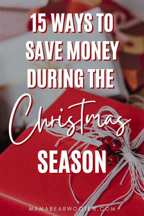 15 Ways To Save Money During The Christmas Season Plus A Free Holiday