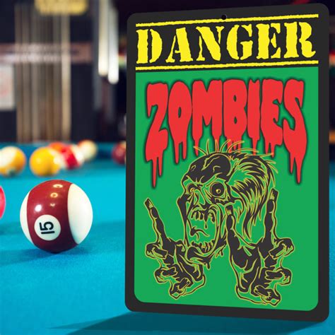 ATX CUSTOM SIGNS Danger Zombie Sign Wayfair