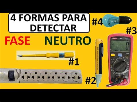 Cómo Identificar FASE y NEUTRO en un TOMA CORRIENTE Electricidad