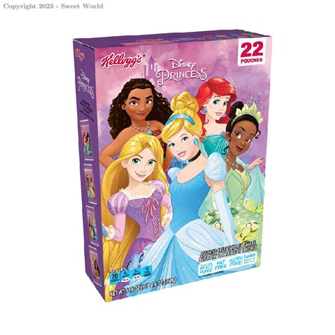 016000181465 Disney Princess Fruit Flavored Snacks Treat Pouches 0