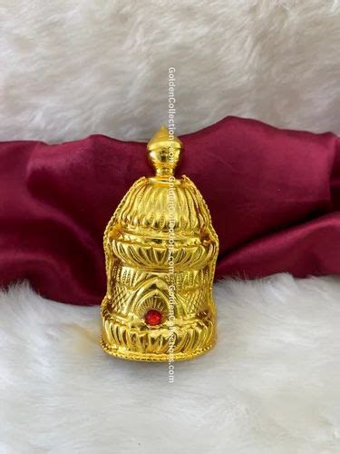 Exclusive Buy Gold Plated Divine Stone Crown Mukut DGC 239 At Rs