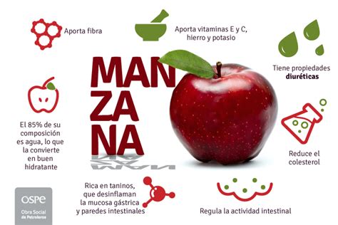 Infografia De Los Beneficios De La Manzana Infografias Infographic Images