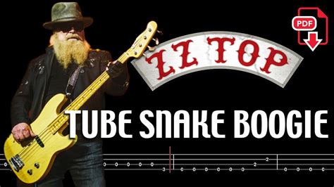 Zz Top Tube Snake Boogie Bass Tabs Notation Chamisbass