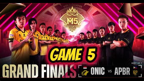 Ap Bren Vs Onic Esports Game Grand Finals M World Championship