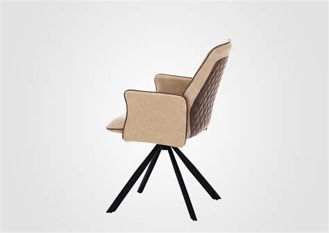 Стул поворотный Rob на металлической ноге с мягким сиденьем в кухню ...